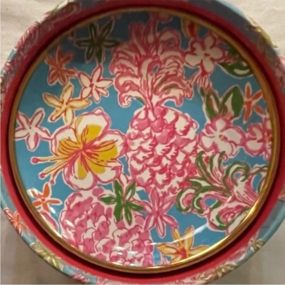 Lilly Pulitzer Ceramic Coaster Set